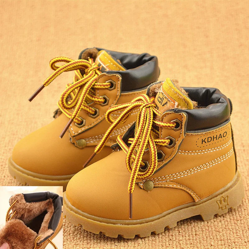 Lug-Soled Boots with Laces for Children Multivariant-10